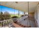Relaxing porch with a swing and view to the outside showcasing a peaceful outdoor retreat at 2372 S 300 E, Anderson, IN 46017