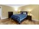 Comfortable bedroom features a plush bed, bedside tables, and neutral decor at 2469 Cape Henry Ct, Cicero, IN 46034