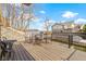 Deck overlooks the lake and is ideal for outdoor dining and entertaining at 2469 Cape Henry Ct, Cicero, IN 46034