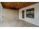 Enclosed porch featuring a wood ceiling, tile floors, and lots of natural light at 2469 Cape Henry Ct, Cicero, IN 46034