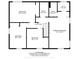 Floor plan illustrating the second-floor layout, including bedrooms, bathrooms, and a walk-in closet at 315 Heritage Ct, Fishers, IN 46038