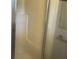 Close up of enclosed shower at 3315 Hillcrest Dr, Columbus, IN 47203