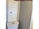 Toilet featuring cabinet above at 3315 Hillcrest Dr, Columbus, IN 47203