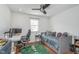 Cozy bedroom with a desk, a daybed, and a ceiling fan at 333 S Fourth St, Zionsville, IN 46077
