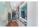 Spacious walk-in closet with organized shelving and ample storage space at 333 S Fourth St, Zionsville, IN 46077