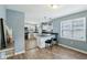 Modern kitchen featuring a breakfast bar, and stylish pendant lights at 3433 Brouse Ave, Indianapolis, IN 46218