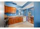 View of the updated kitchen featuring modern appliances and lots of space to prepare meals at 376 Lake Ridge Ln, Greenwood, IN 46142