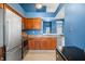 Spacious kitchen with stainless steel appliances and ample counter space at 376 Lake Ridge Ln, Greenwood, IN 46142