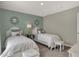 Shared bedroom with coordinating decor, twin beds, and plenty of space for relaxation and play at 4330 Persian St, Greenwood, IN 46143
