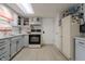 Well-lit kitchen equipped with appliances, and plenty of counter space for cooking and food preparation at 5510 Chelsea Rd, Indianapolis, IN 46241
