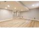 Spacious basement featuring recessed lighting and luxury vinyl plank flooring at 559 Hythe Way, Westfield, IN 46074