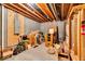 Unfinished basement area perfect for storage or future customization with exposed beams and concrete walls at 5861 Dawnwood Dr, Carmel, IN 46033