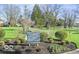 South Harbour Clubhouse sign amidst a well-maintained garden, inviting members and guests at 6133 Buttonwood Dr, Noblesville, IN 46062