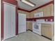 Bright eat-in kitchen featuring white appliances and bright walls for an inviting feel at 6212 Monteo Dr, Indianapolis, IN 46217