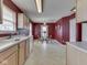 Bright eat-in kitchen with lots of counter space, natural wood cabinetry and stainless steel appliances at 6212 Monteo Dr, Indianapolis, IN 46217