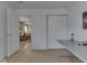 View of a home office leading to the living room at 6212 Monteo Dr, Indianapolis, IN 46217