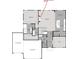Open-concept floor plan with kitchen, Gathering room, study, and owner's suite at 7168 Bayview Run, McCordsville, IN 46055