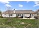Spacious backyard with patio, mature trees, and outdoor seating area at 7441 Sugar Pine Ct, Avon, IN 46123