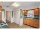 Bright kitchen featuring generous counter space and storage cabinets at 844 Blanchard St, Shelbyville, IN 46176