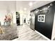 Charming kitchen featuring a coffee bar, stainless steel appliances, and decorative accents at 8755 Stoddard Ln, Indianapolis, IN 46217
