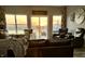 Cozy living room with sunset water views, comfortable seating, and stylish decor at 8755 Stoddard Ln, Indianapolis, IN 46217