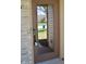 Close up of the front door, with a full glass view to the outside at 12731 Slippery Rock Rd, Indianapolis, IN 46236