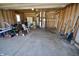 Empty garage ready to be organized at 12731 Slippery Rock Rd, Indianapolis, IN 46236