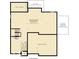 Basement floor plan featuring an unfinished basement, optional morning room and carriage garage (both unexcavated) at 15388 Manderley St, Fishers, IN 46040
