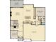 First floor plan featuring a study, powder room, great room, dining room, kitchen, Gathering foyer, and a 3 car garage at 15388 Manderley St, Fishers, IN 46040