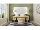 Cozy home office with natural light, stylish desk, and elegant decor at 15388 Manderley St, Fishers, IN 46040