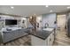 Stylish kitchen with a sink, granite countertops, and access to other living areas at 1583 Valdarno Dr, Greenwood, IN 46143
