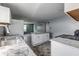 Bright kitchen boasts stainless steel appliances, granite countertops, and an open design at 1623 N Centennial St, Indianapolis, IN 46222