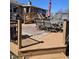 Relaxing deck with comfortable seating and a view of the lush backyard at 1647 S Plateau Cir, Martinsville, IN 46151