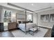 Bright, neutral main bedroom with tray ceiling and lots of natural light at 19414 Mcbee Ave, Westfield, IN 46074