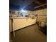 Unfinished basement featuring a counter area with exposed ceiling and ductwork at 216 Golf Club Rd, Anderson, IN 46011