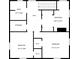 Diagram of the second floor, showcasing a bathroom, hall, storage, three bedrooms, and two walk-in closets at 2215 W State Rd, Pendleton, IN 46064