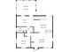 Layout of the first floor, which includes a sunroom, kitchen, dining area, living room, bedroom, and bath at 2215 W State Rd, Pendleton, IN 46064