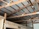Interior of the barn featuring exposed wooden beams, a high ceiling, and ample natural light at 2227 S County Road 300 E, Danville, IN 46122
