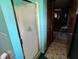 Bathroom featuring a glass shower door and older-style decor at 2227 S County Road 300 E, Danville, IN 46122