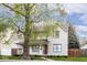 Charming two-story home with a well-maintained front yard and inviting red front door at 2615 N Delaware St, Indianapolis, IN 46205