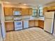 Well-lit kitchen featuring matching appliances and ample counter space, great for cooking at 305 S Schroeder Rd, Muncie, IN 47304