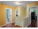 Upstairs landing leading to bath and bedroom at 350 Springfield Cir, Greenwood, IN 46143