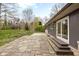 Exterior patio area with flagstone design, great for outdoor entertaining at 3636 E 71St St, Indianapolis, IN 46220
