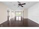 Open-concept living space with hardwood floors and plenty of natural light at 3636 E 71St St, Indianapolis, IN 46220