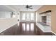 Inviting living room with a cozy fireplace and hardwood flooring at 3636 E 71St St, Indianapolis, IN 46220
