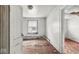 Bedroom with partially ruined walls, ceilings and floors; awaiting restoration at 3845 E 32Nd St, Indianapolis, IN 46218
