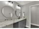 Bathroom features double sinks, modern fixtures, and sleek countertops at 4339 Royal Pine Blvd, Indianapolis, IN 46250