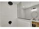Shower features a modern design, tiled walls, and modern fixtures at 4339 Royal Pine Blvd, Indianapolis, IN 46250