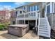 Relaxing backyard with a hot tub, patio and outdoor seating area at 4410 Miller Way, Westfield, IN 46062