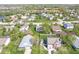 Neighborhood aerial view showcasing the community's layout, green spaces, and proximity to amenities at 47 Thornburg Pkwy, Brownsburg, IN 46112